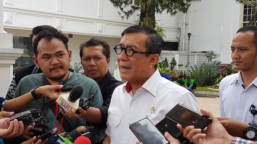 Menkumham Yasonna Laoly. Foto; Medcom/Damar Iradat