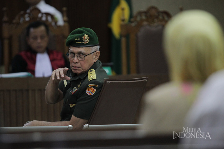 Kivlan Zen Jalani Sidang Lanjutan Pakai Seragam TNI