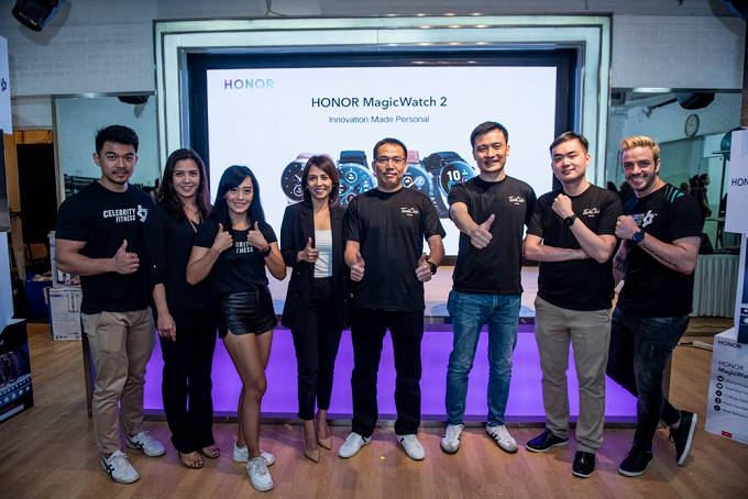 Honor memamerkan produk anyar mereka Magic Watch 2 dengan menggaet Celebrity Fitness (Foto: Celebrity Fitness)