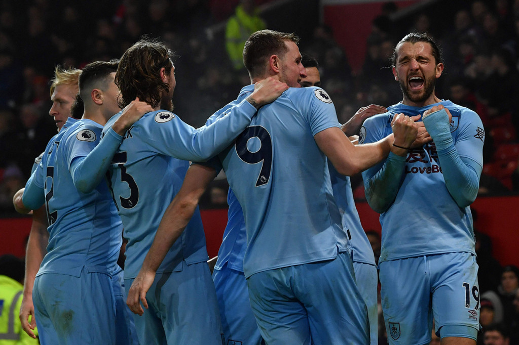 Burnley Lumat MU di Old Trafford