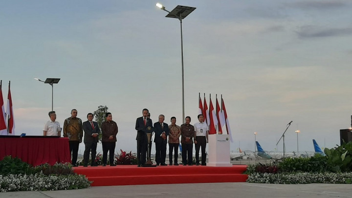 Jokowi Resmikan Runway 3 Bandara Soekarno-Hatta