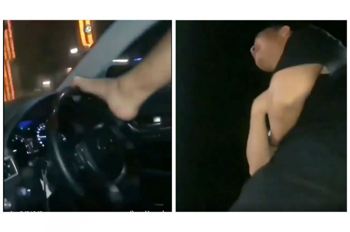 Aksi 'Akrobatik' Pegang Setir Mobil Pakai Kaki, Sony Susmana: Sangat Berbahaya