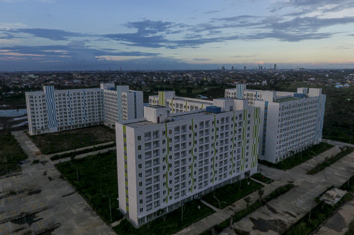 Kondisi Rusunami Jakabaring yang Terbengkalai