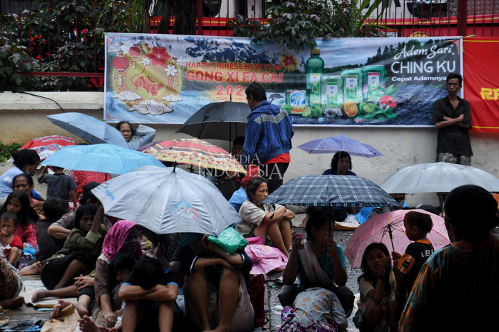 Pengemis Mulai Padati Wihara Dharma Bakti Jakarta