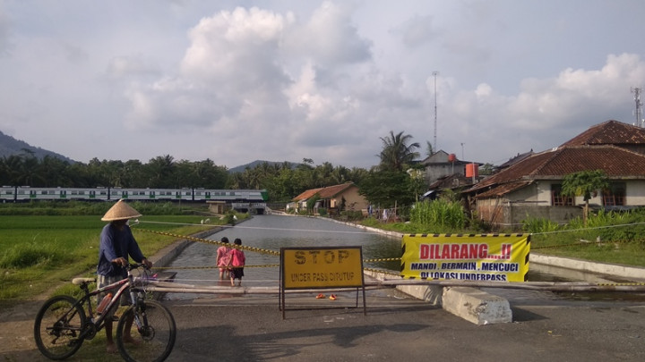Underpass di Kulon Progo Tergenang Air dalam Sepekan