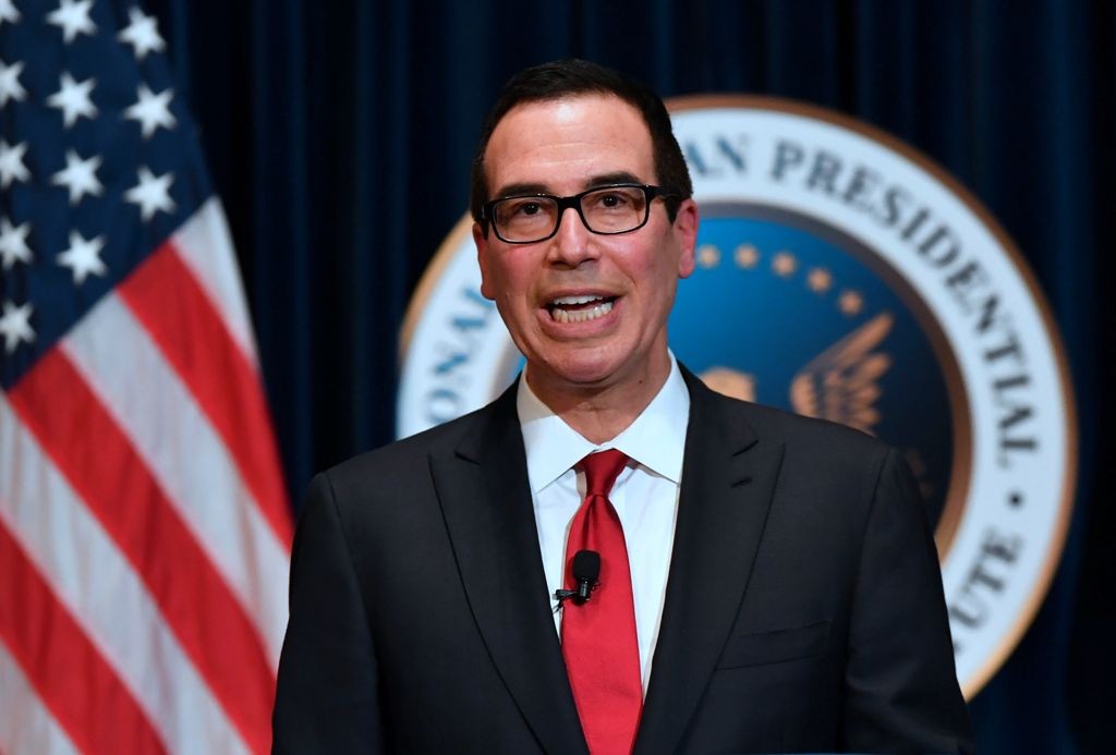 Menteri Keuangan (Menkeu) Amerika Serikat (AS) Steven Mnuchin. Foto : AFP. 