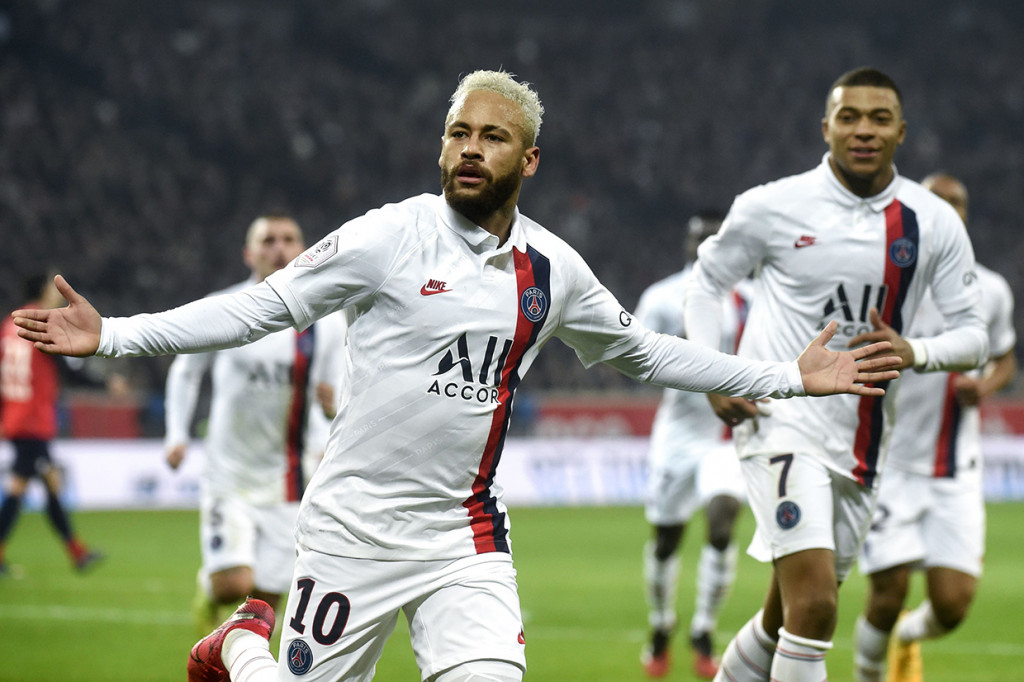 Dua Gol Neymar Bawa PSG Menang Atas Lille