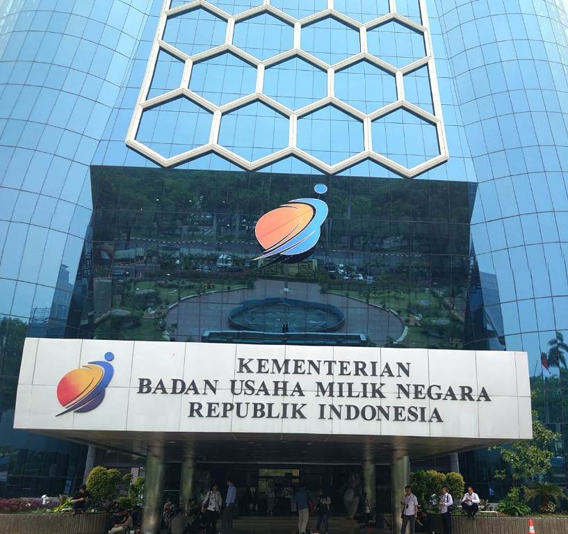 Gedung Kementerian BUMN. Foto: Medcom.id/Annisa Ayu.