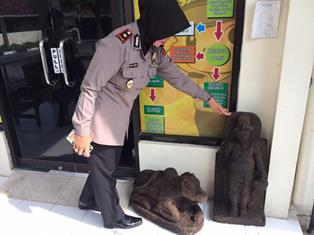 Dua Arca Zaman Mataram Kuno Ditemukan di Sleman