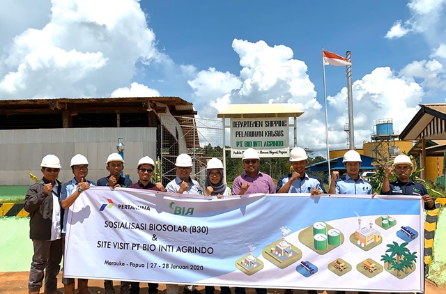 Pertamina Sosialisasikan Penggunaan B30 untuk Industri Papua