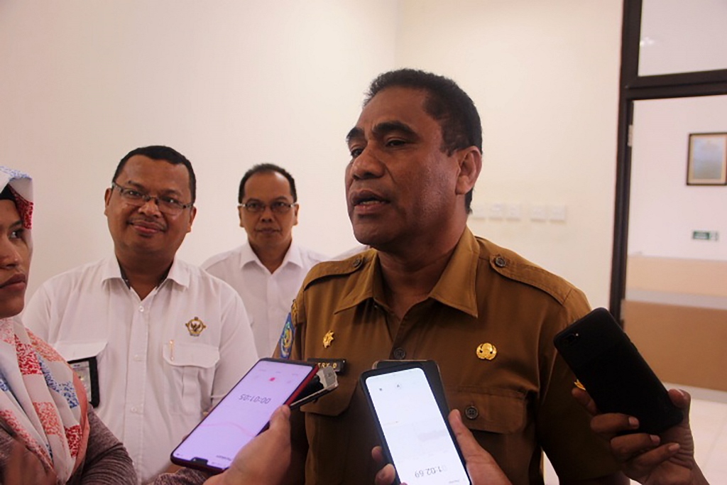Sekretaris Daerah (Sekda) Papua Hery Dosinaen. (Foto: medcom.id/Roylinus Ratumakin)