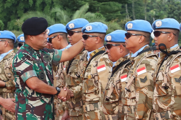 Satgas Zeni TNI Konga XX-Q Monusco Diberangkatkan ke Kongo