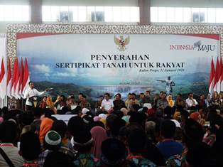 Jokowi Minta Warga Bijak Manfaatkan Sertifikat Tanah