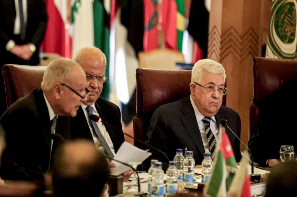 Pertemuan darurat Liga Arab di Kairo, Mesir, pada Sabtu 1 Februari 2020, diusulkan oleh Presiden Palestina Mahmoud Abbas. (Foto: AFP / Khaled DESOUKI)