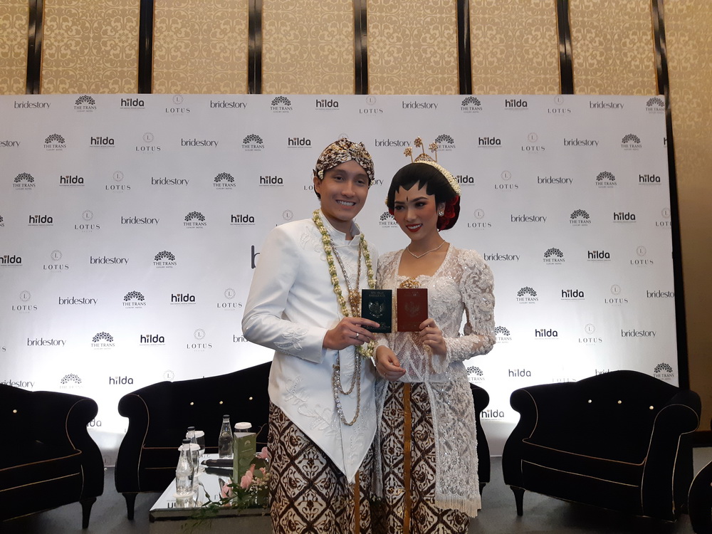 Rayhan dan Isyana Sarasvati (Foto: Medcom/Abas)