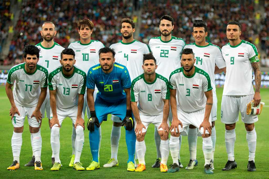 Timnas sepak bola Irak. (Foto: AFP/Hussein Faleh)