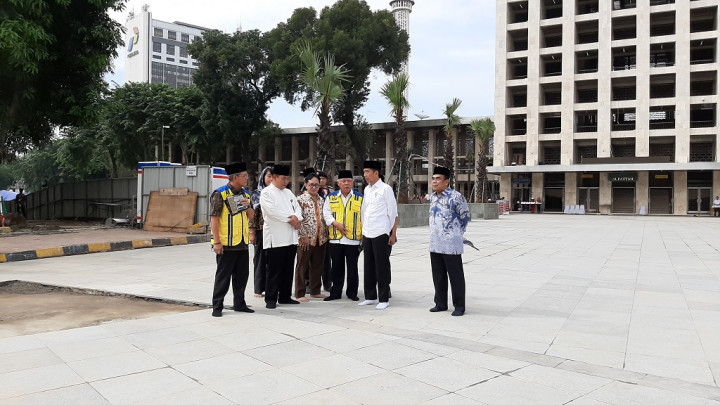 Revitalisasi Masjid Istiqlal Ditargetkan Selesai sebelum Ramadan