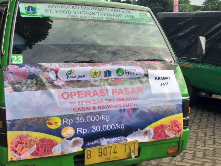 Kementan Operasi Pasar Stabilkan Harga Cabai dan Bawang Putih