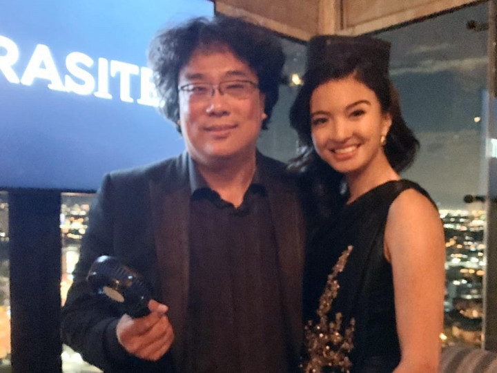 Raline Shah Hadiri Pesta Kemenangan Parasite di Oscar 2020