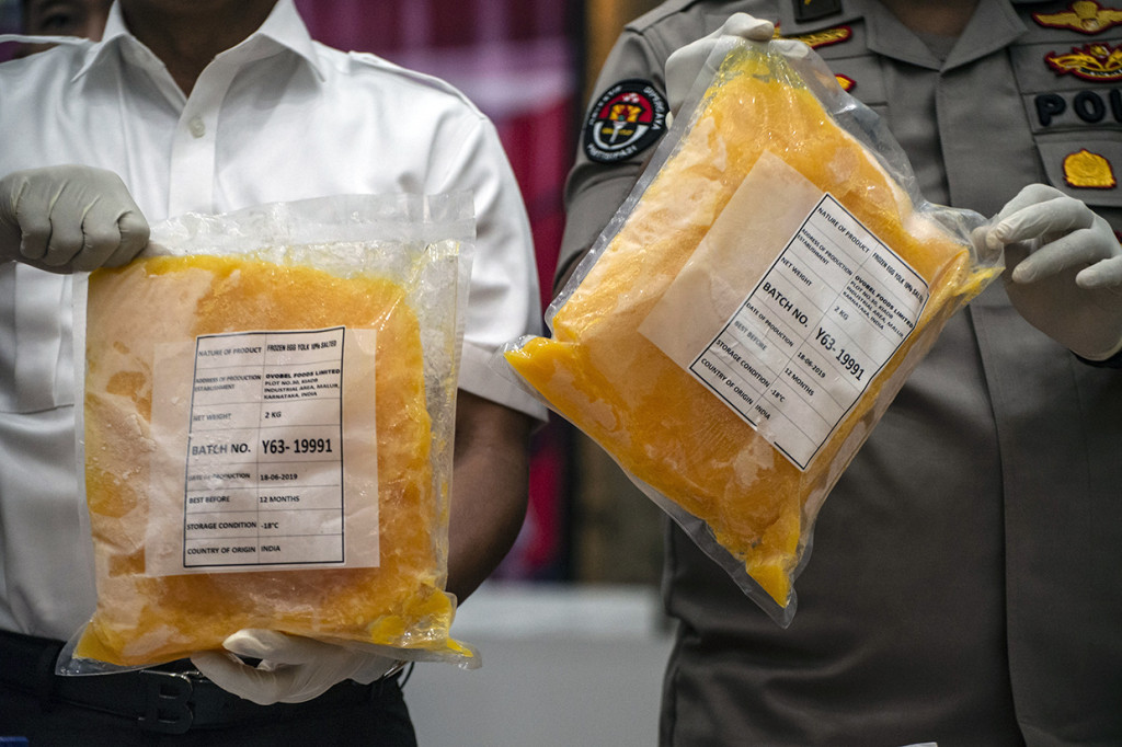 Tak Berizin, 15 Ton Telur Beku Asal India Disita
