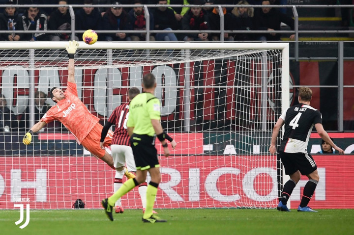 Juventus Gagalkan Kemenangan Leg Pertama Milan