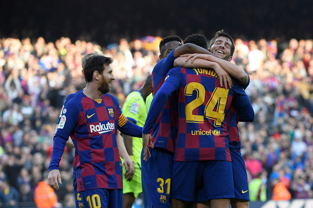 Barcelona Tekuk Getafe 2-1 di Camp Nou