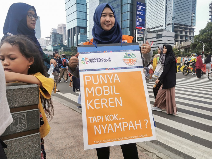 Buang Sampah Sembarangan Saat CFD, 3 Warga Ditangkap