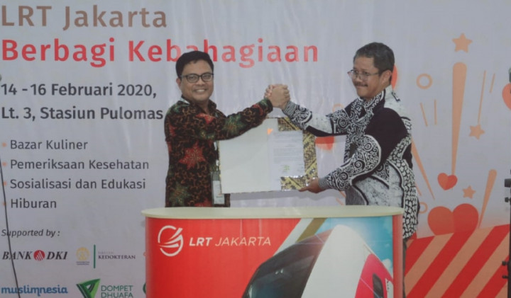 Bank DKI dan LRT Jakarta Teken Kesepakatan Baru