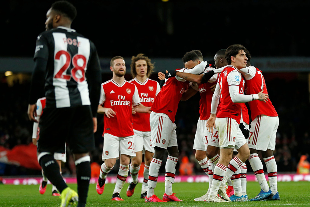 Arsenal Gilas Newcastle United 4-0
