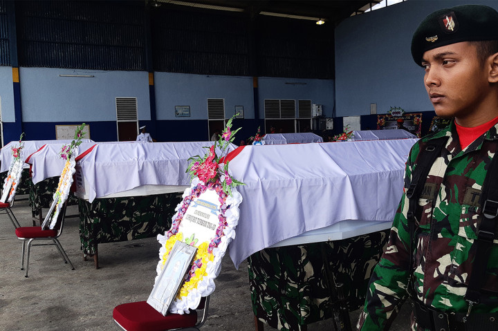 Pengiriman Delapan Jenazah Korban Helikopter MI-17