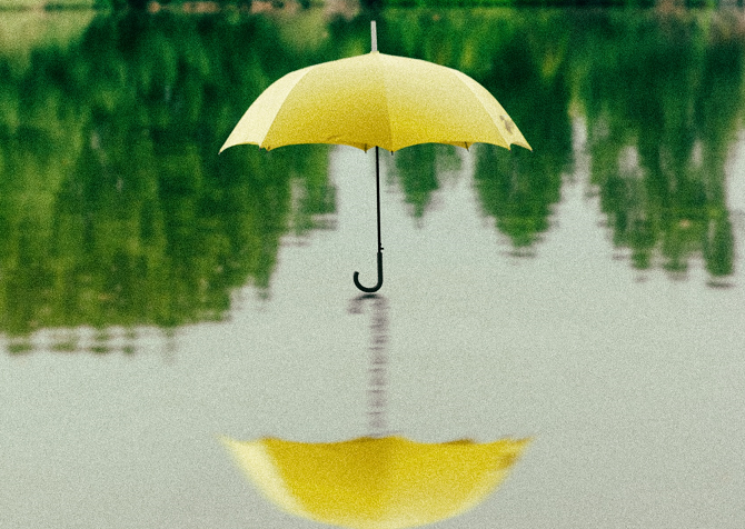 Inovasi Baru Payung yang Bisa Dilipat ke Dalam