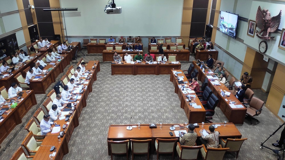 Rapat dengar pendapat Bareskrim dengan Komisi III di Kompleks Parlemen, Senayan, Jakarta, Rabu, 19 Februari 2020/Medcom.id/Anggi Tondi Martaon