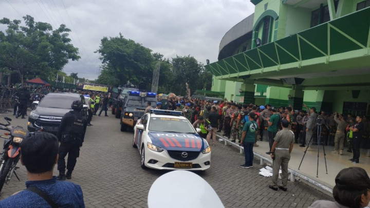 Naik Rantis, Skuat Persija Tiba di Stadion Gelora Delta Sidoarjo