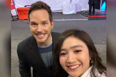 Aktris Febby Rastanty Nonton Film Onward Bareng Chris Pratt dan Tom Holland