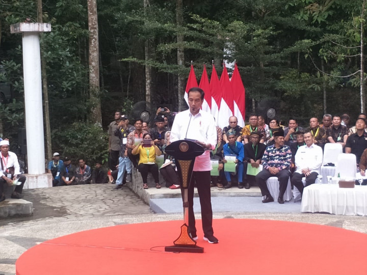 Jokowi Bagikan Izin 73 Ribu Hektare Hutan Sosial di Riau