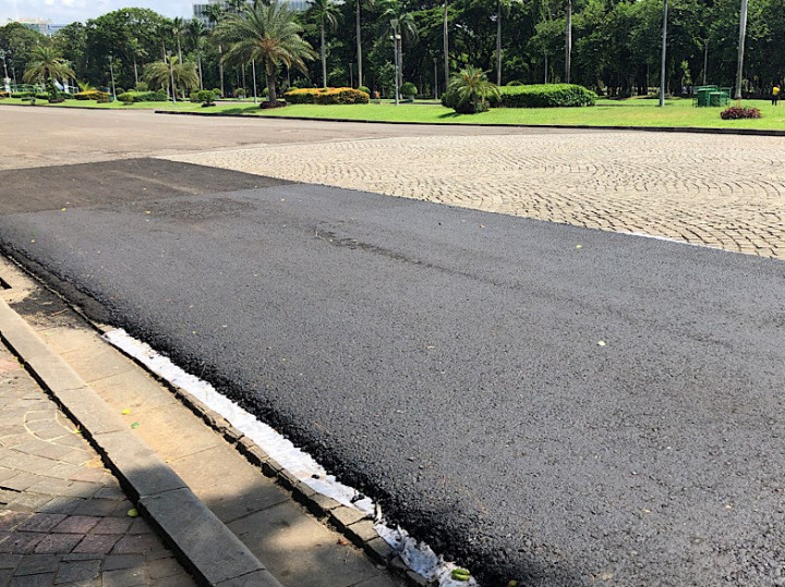 Aspal Sirkuit Formula E Diuji Coba