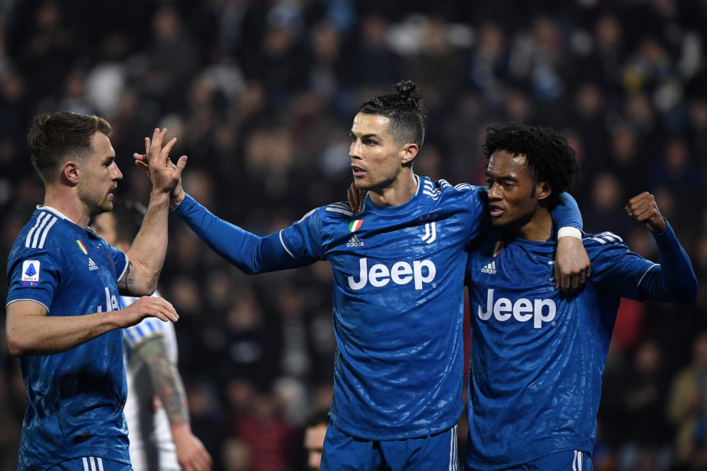 Juventus Kalahkan SPAL 2-1 pada Laga ke-1000 Ronaldo