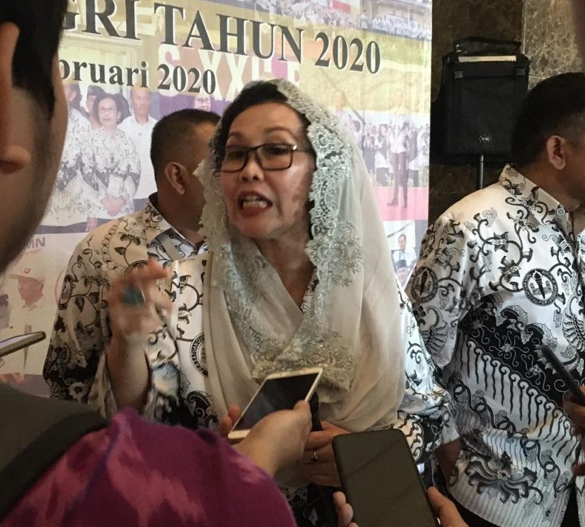 Ketua Umum Pengurus Besar PGRI, Unifah Rosyidi. Foto: Medcom.id/Muhammad Syahrul Ramadhan