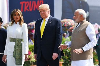 Disambut PM Modi, Presiden Trump Tiba di India