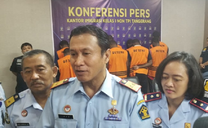 10 WN Nigeria Ditangkap Imigrasi Tangerang