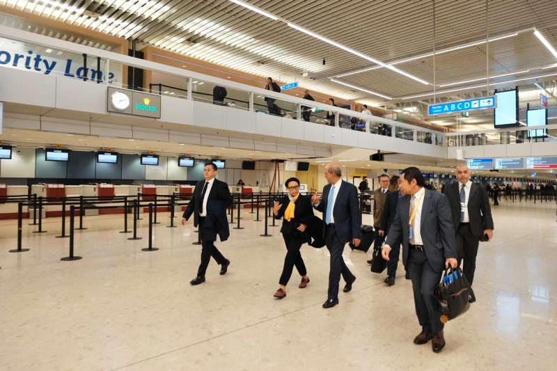 Menlu Retno Marsudi pimpin delegasi Indonesia di pertemuan Dewan HAM PBB di Jenewa, Swiss. Foto: Dok.Kemenlu RI