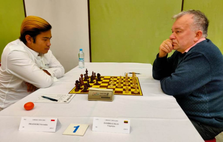 IM Novendra Cetak Angka Sempurna di Liberec Open