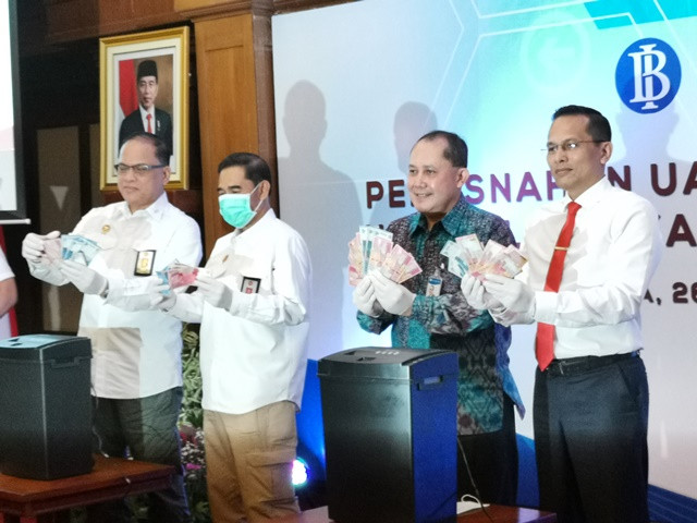 BI Musnahkan 50.087 Lembar Uang Palsu