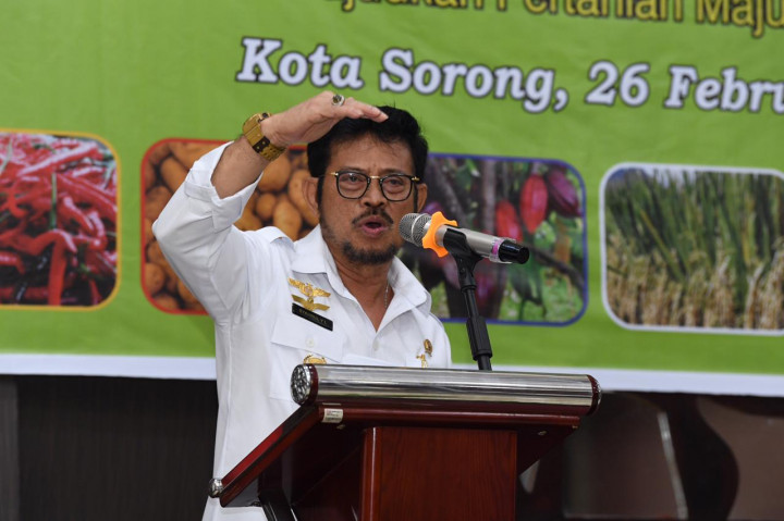 Mentan Ajak Petani Papua Barat Tingkatkan Produksi