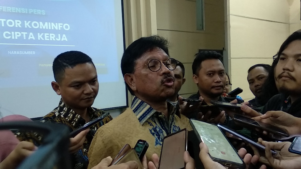 Menteri Komunikasi dan Informatika Johnny G Plate. Foto: Medcom.id/Sri Yanti Nainggolan 