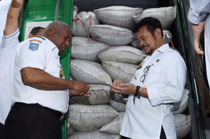 Mentan Syahrul Lepas Penjualan Buah Merah Papua ke Cekoslowakia