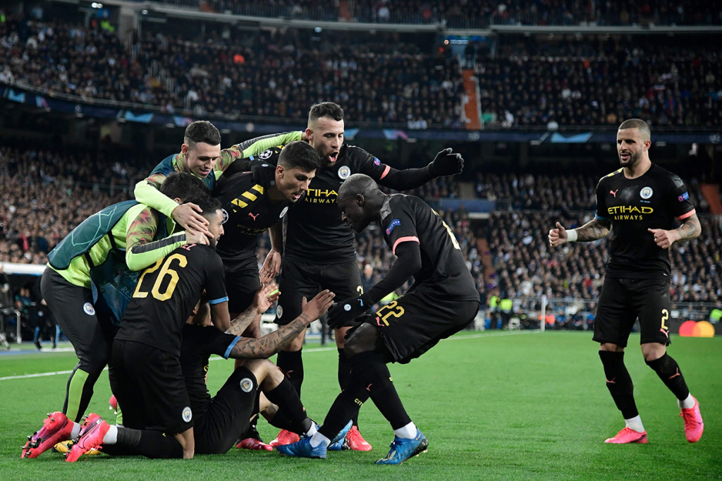 Man City Tekuk Madrid 2-1, Ramos Dikartu Merah