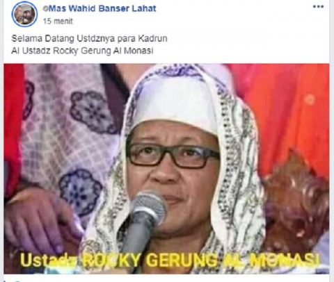 Rocky Gerung Kesal Agamanya Disinggung Henry Subiakto Ini Responnya