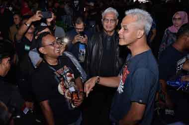 Gubernur Ganjar Pranowo Hadir ke Jogjarockarta Demi Whitesnake