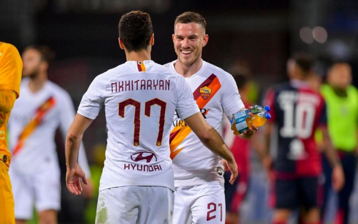 Kalinic Cetak Dua Gol, Roma Bungkam Cagliari